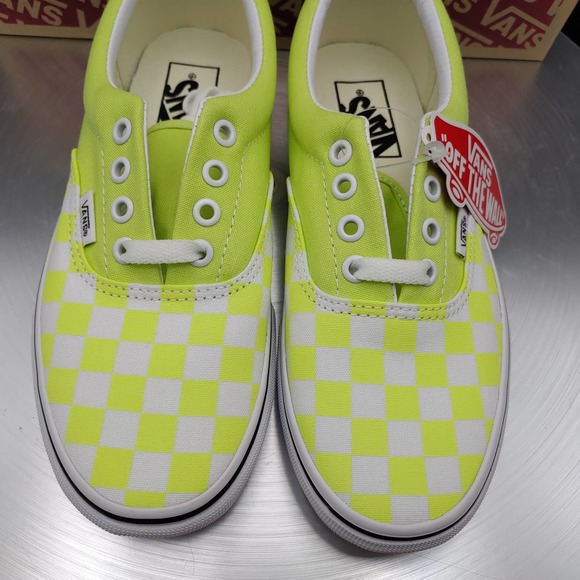 VANS ERA CHECKERBOARD "SHARP GREEN" 6.5 - Picture 10 of 12